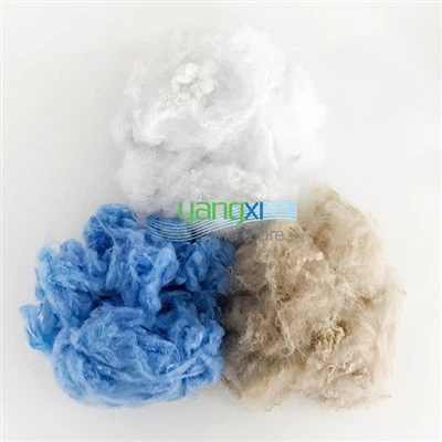 Duté silikonizované polyesterové strižové vlákno